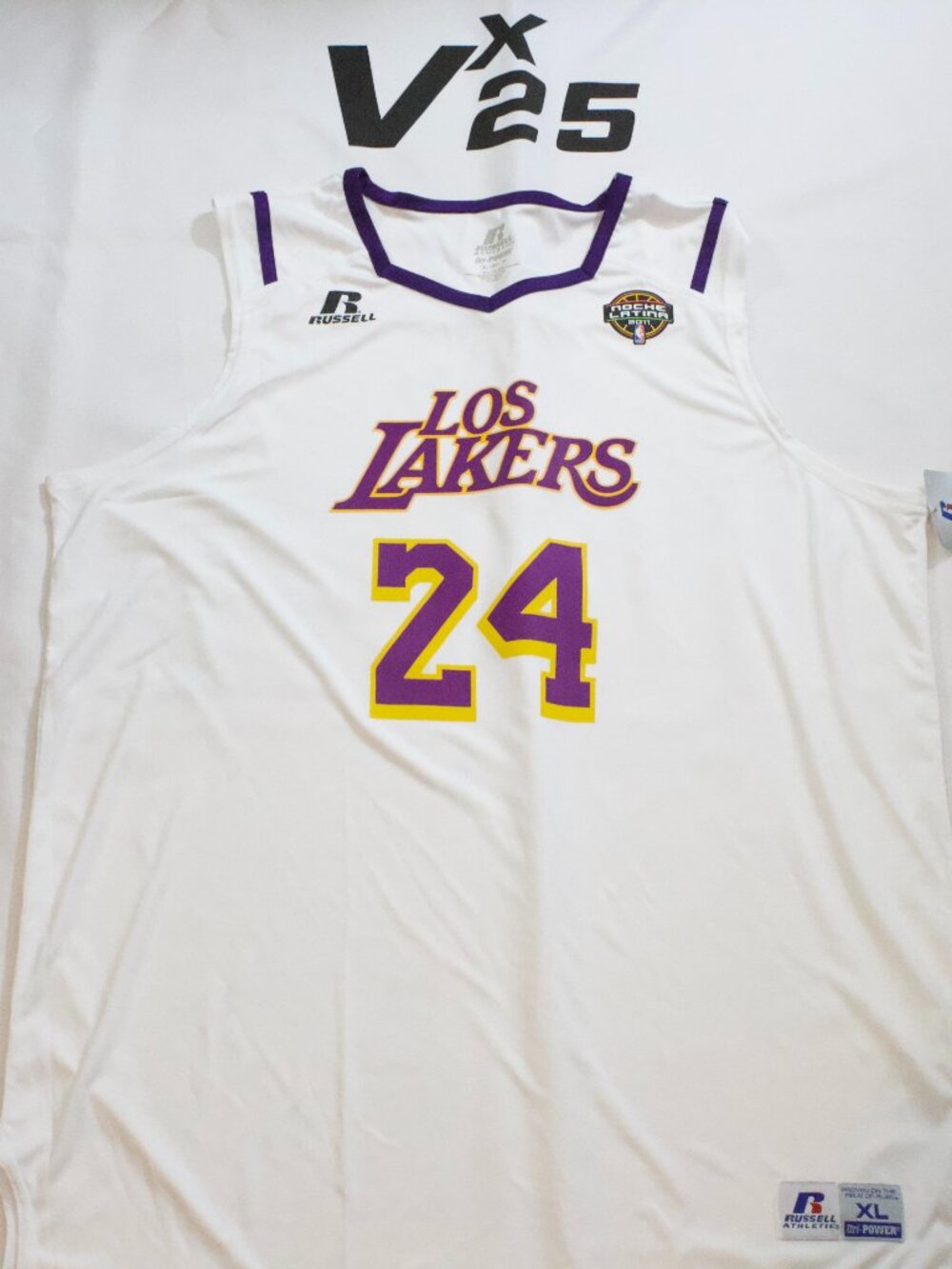 NEW Men's LA Los Lakers Kobe Bryant Noche Latina Latin Nights Jersey Sz XL